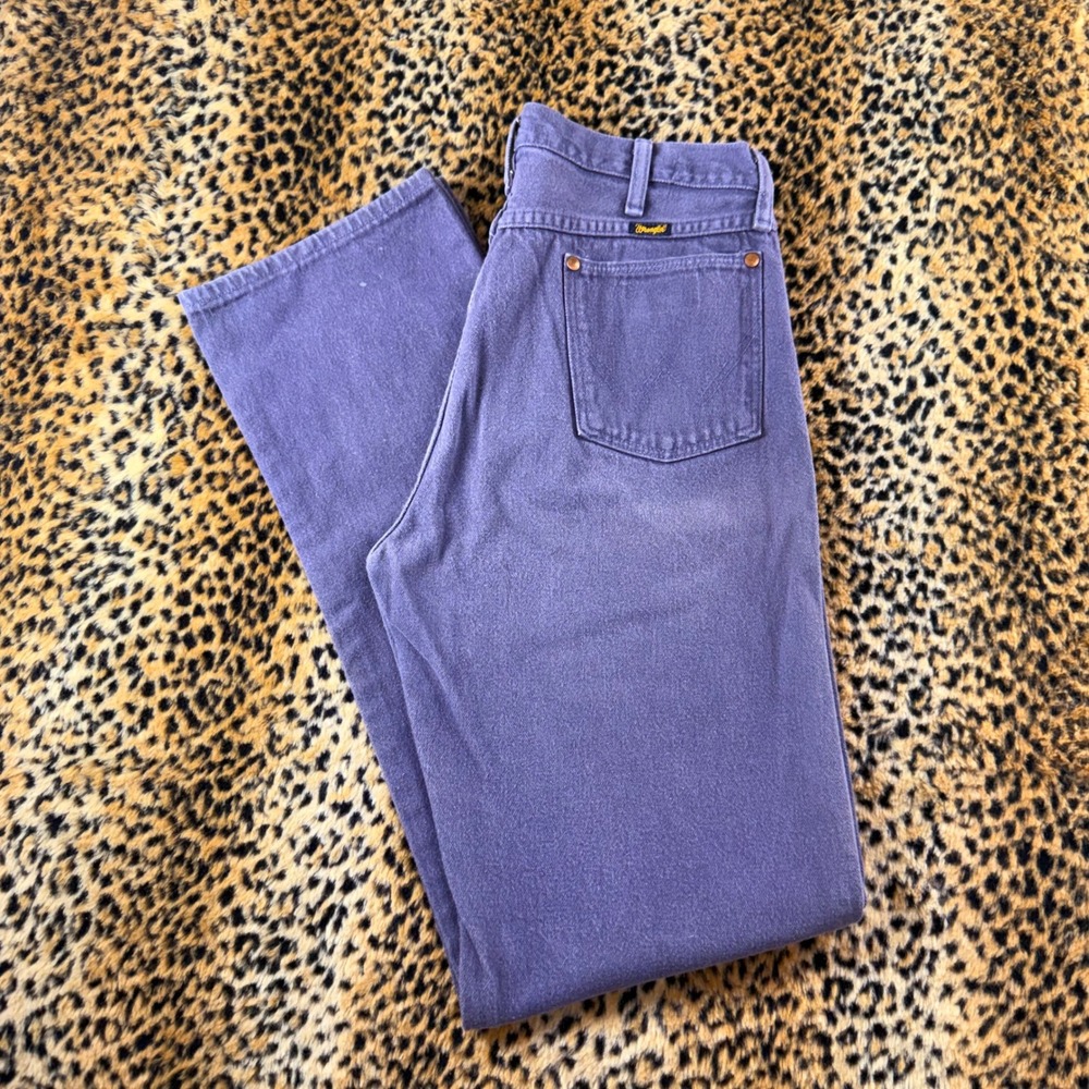 Wrangler 13MWZCG Cowboy Cut Gray Straight Leg Jeans Mens 34x36 Made in USA